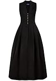 Stockerpoint Damen Dirndl Akina Kleid, schwarz, Standard