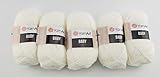 YarnArt Baby Wolle 5 x 50g Strickwolle 250 Gramm Wolle zum...