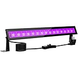 Onforu 27W LED Schwarzlicht, UV Bar Schwarzlichtlampe mit...