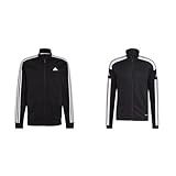 adidas Herren Essentials Warm-Up 3-Stripes Jacke, black/white, L...