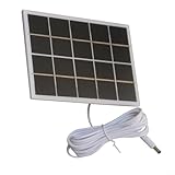 Kamerasolarmodul-Netzteil, 3 W, 5 V, Solar-Kamera-Ladegerät,...