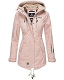 MARIKOO Damen Jacke Softshelljacke Übergangsjacke Outdoor...