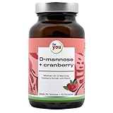 for you D-mannose + cranberry 90 Kapseln | 1.500 mg D-Mannose pro...