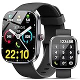 Smartwatch Herren Damen mit Telefonfunktion, 1.91' Fitnessuhr...