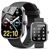 Smartwatch Herren Damen mit Telefonfunktion, 1.91' Fitnessuhr...