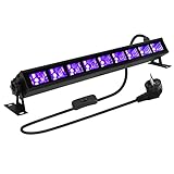 Glostars 36W COB LED Schwarzlicht Strahler, 395nm UV für...