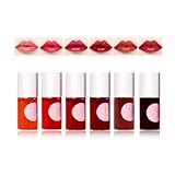 TITIMORE 6 Farben Lip Tint Stain Set Water Lip Gloss Mini...