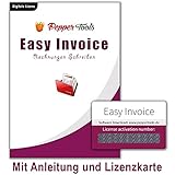 Rechnungsprogramm 'Easy Invoice' | Lizenzkarte mit Anleitung