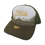 Legend of Zelda, Snapback Cap Grün und Weiß für Herren,...