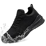 LARNMERN Wasserdicht Schuhe Laufschuhe Herren Sportschuhe...