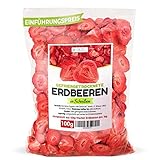 GEFRIERGETROCKNETE ERDBEEREN, 100g Früchte in Scheiben, 100%...