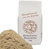 Mühlenfrische Weizenkeime 1kg / 1000g frisch, roh, unbehandelt...