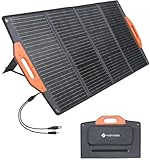 NOVOO Faltbares Solarpanel 100W Solarmodul Monokristallines...