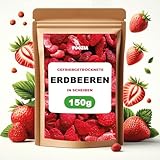 Erdbeeren gefriergetrocknet 150g Scheiben, Natürliche...