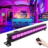 UV Beleuchtung, UKing Schwarzlicht LED mit 12 x 3W UV LED Bar...