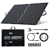 ECO-WORTHY 100W Solarpanel Faltbar, Solarpanel 12v mit 10 DC...