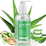 Aloe Vera Gel 100% Rein - 280ml für Gesicht Körper Haarre,...