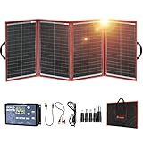 DOKIO Solarpanel Faltbar 200W 18V Kit Monokristalline mit Solar...