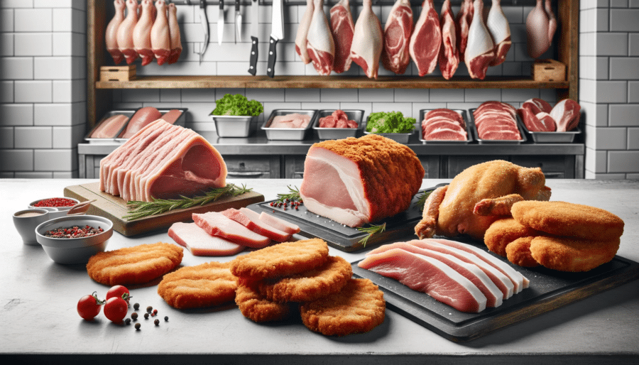 Fleisch für perfekte panierte Schnitzel