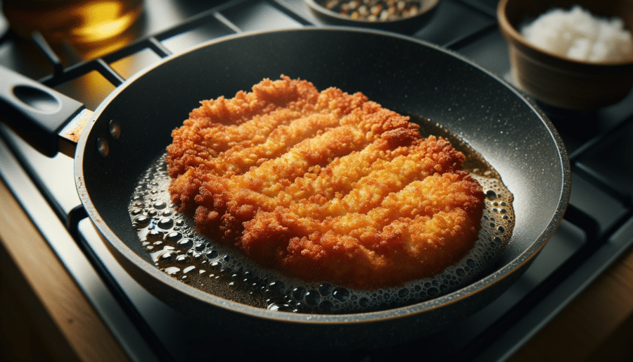 perfekte panierte Schnitzel braten