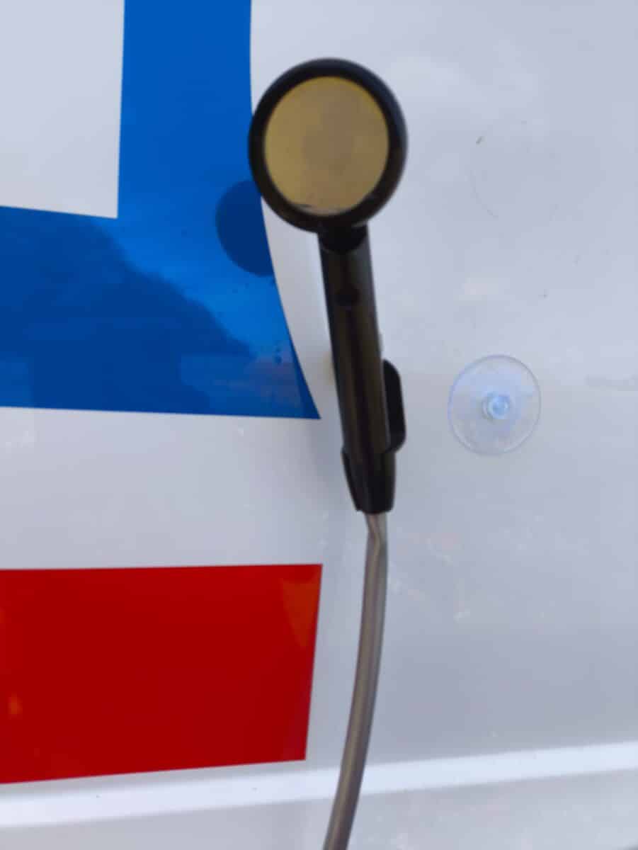 mobile Dusche mit Akku