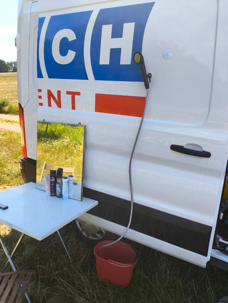 Mobile Dusche mit Akku: flexible Wasserversorung für Unterwegs
