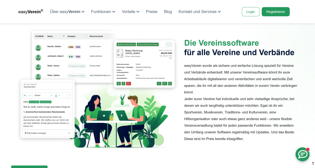 easyverein.com Vereinsverwaltung