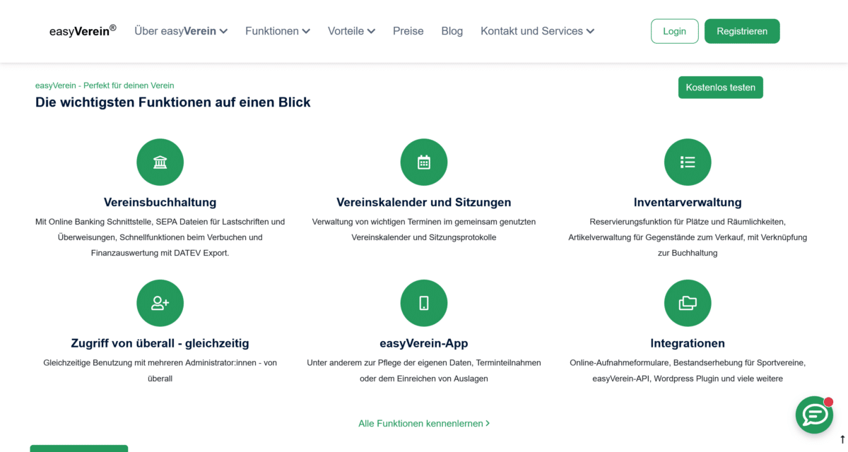 easyverein.com Vereinsverwaltung
